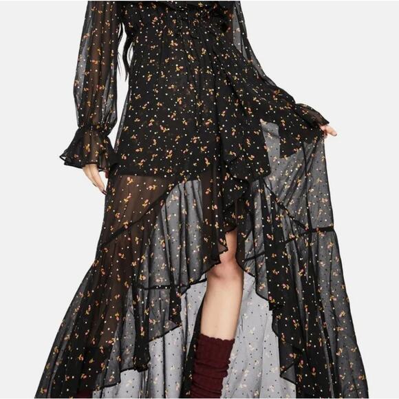 For Love & Lemons Juliana Maxi Dress Size S - Picture 7 of 10